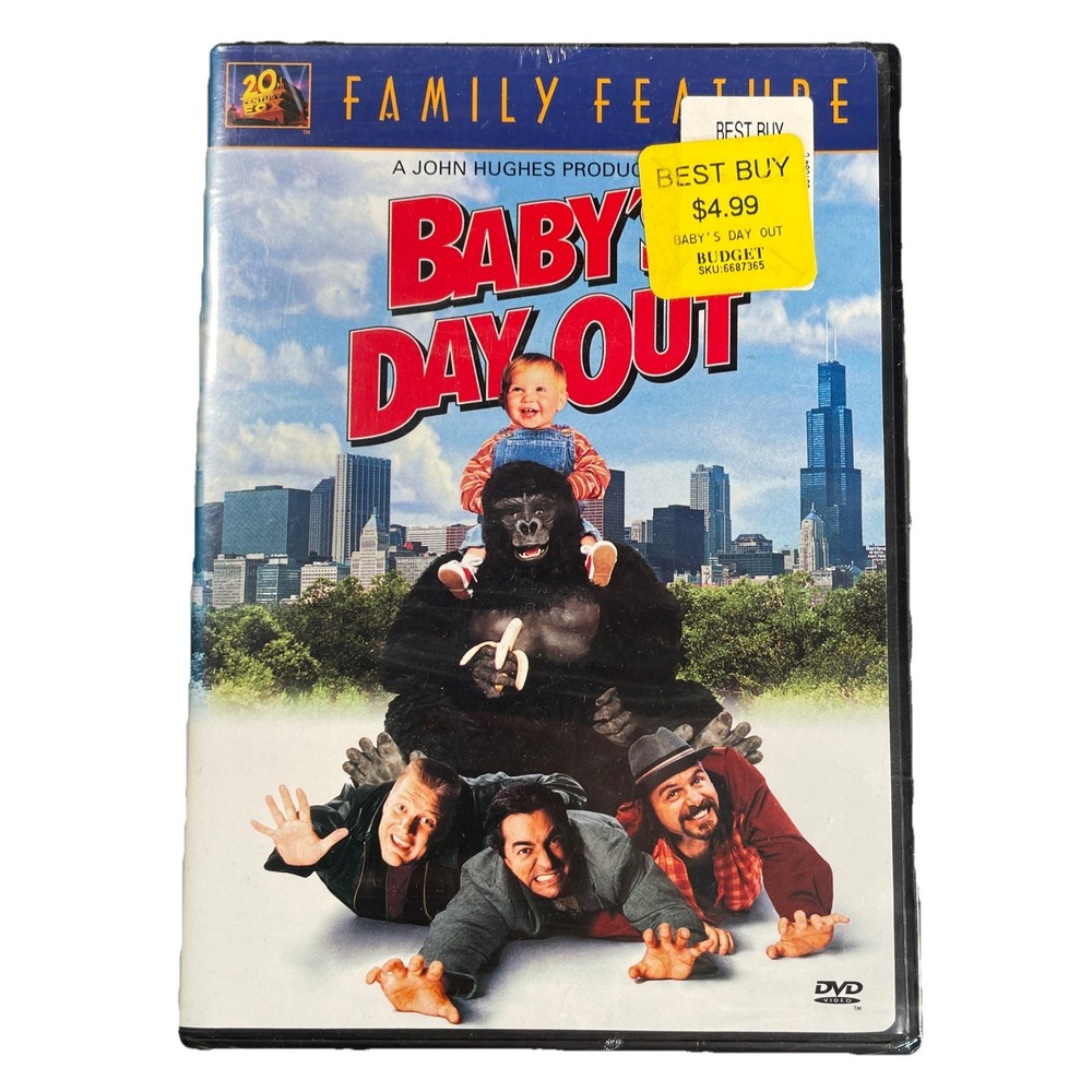 Baby's Day Out DVD 1994 John Hughes  OOP Comedy - New & Sealed - RARE HTF
